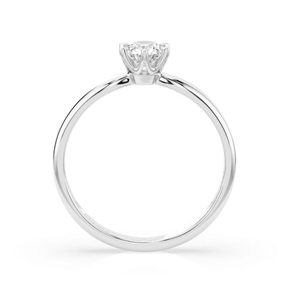 Solitaire Ring (Round), 0.35 ct — 101-10040(4.5)
