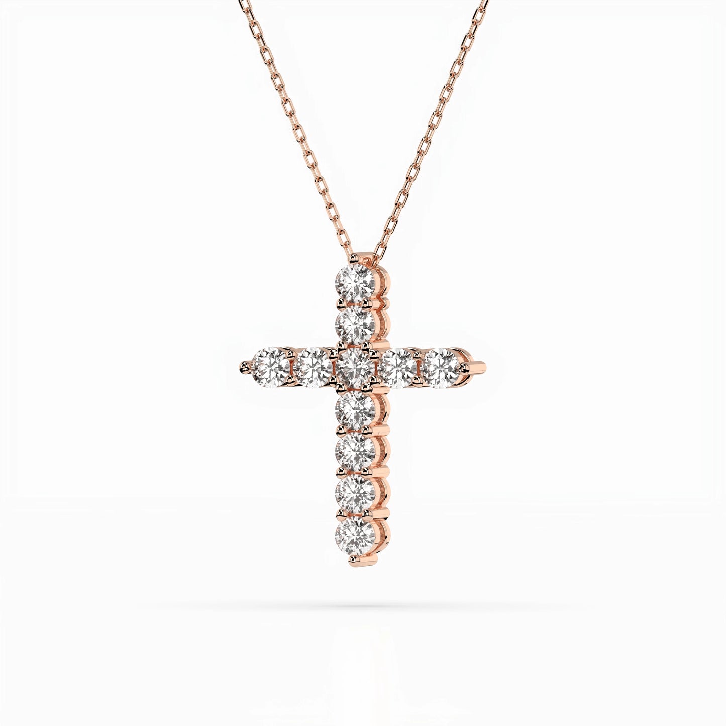 Minimalism Necklace (Round), 1.65 ct — 104-10039(3.4)