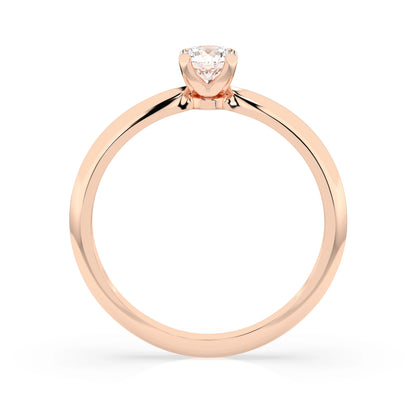 Solitaire Ring (Round), 0.25 ct — 101-10089(4.0)