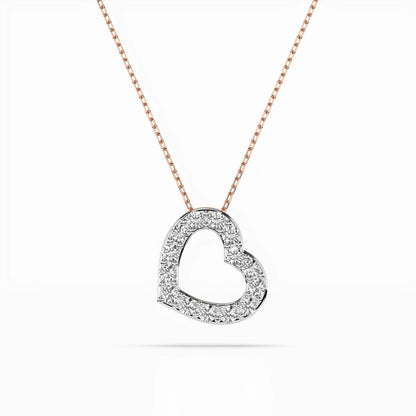 Minimalism Necklace (Round), 0.35 ct — 104-10061
