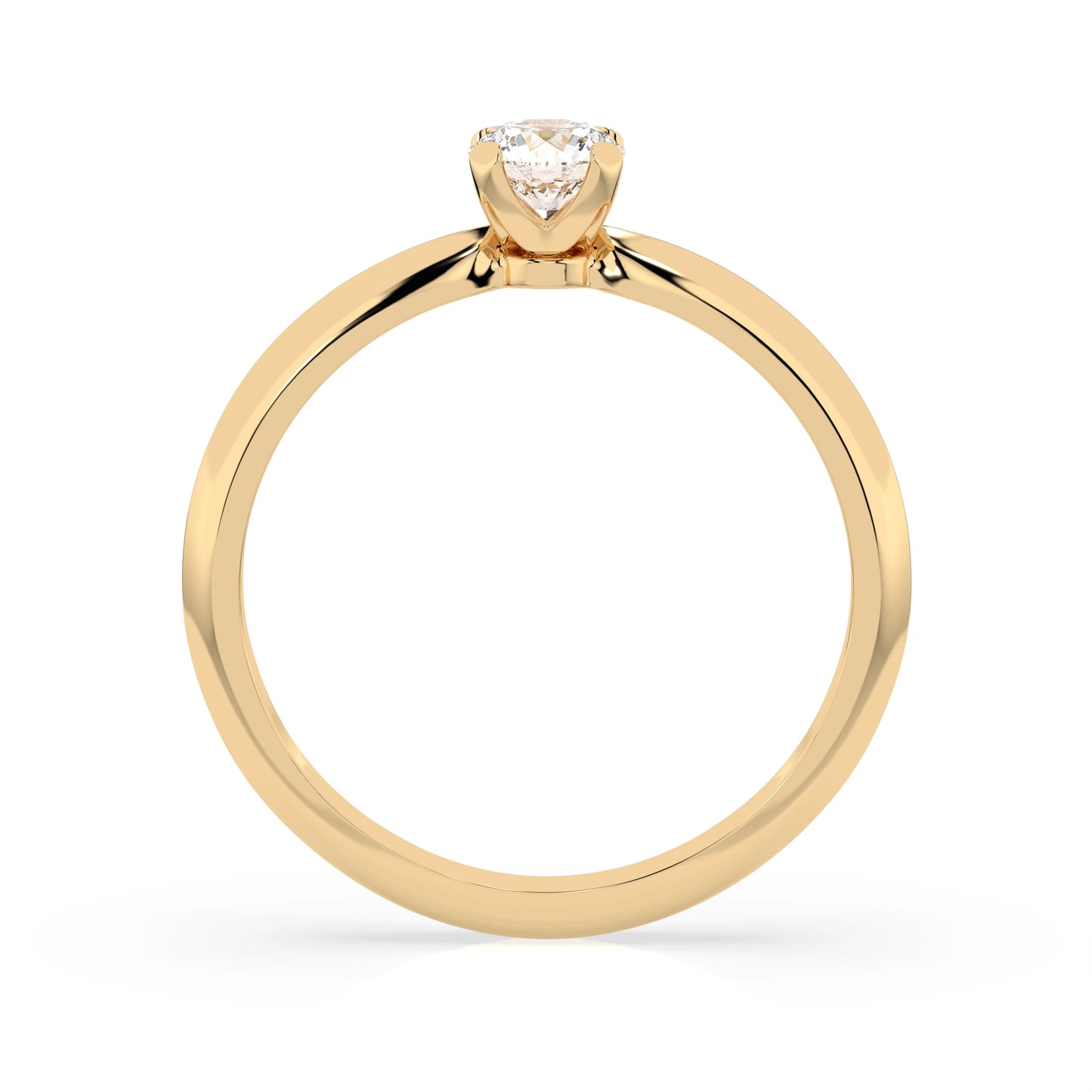 Solitaire Ring (Round), 0.3 ct — 101-10089(4.2)