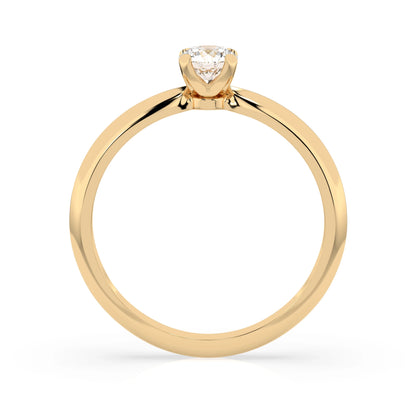Solitaire Ring (Round), 0.3 ct — 101-10089(4.2)