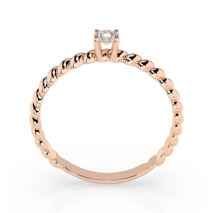 Solitaire Ring (Round), 0.06 ct — 101-10038(2.5)