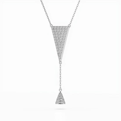 Minimalism Necklace (Round), 0.41 ct — 104-10018/2