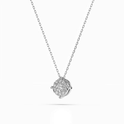 Solitaire Eternity Necklace (Round), 0.1 ct — 104-10001(3.0)