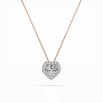 Illusion Necklace (Round), 0.08 ct — 104-10062