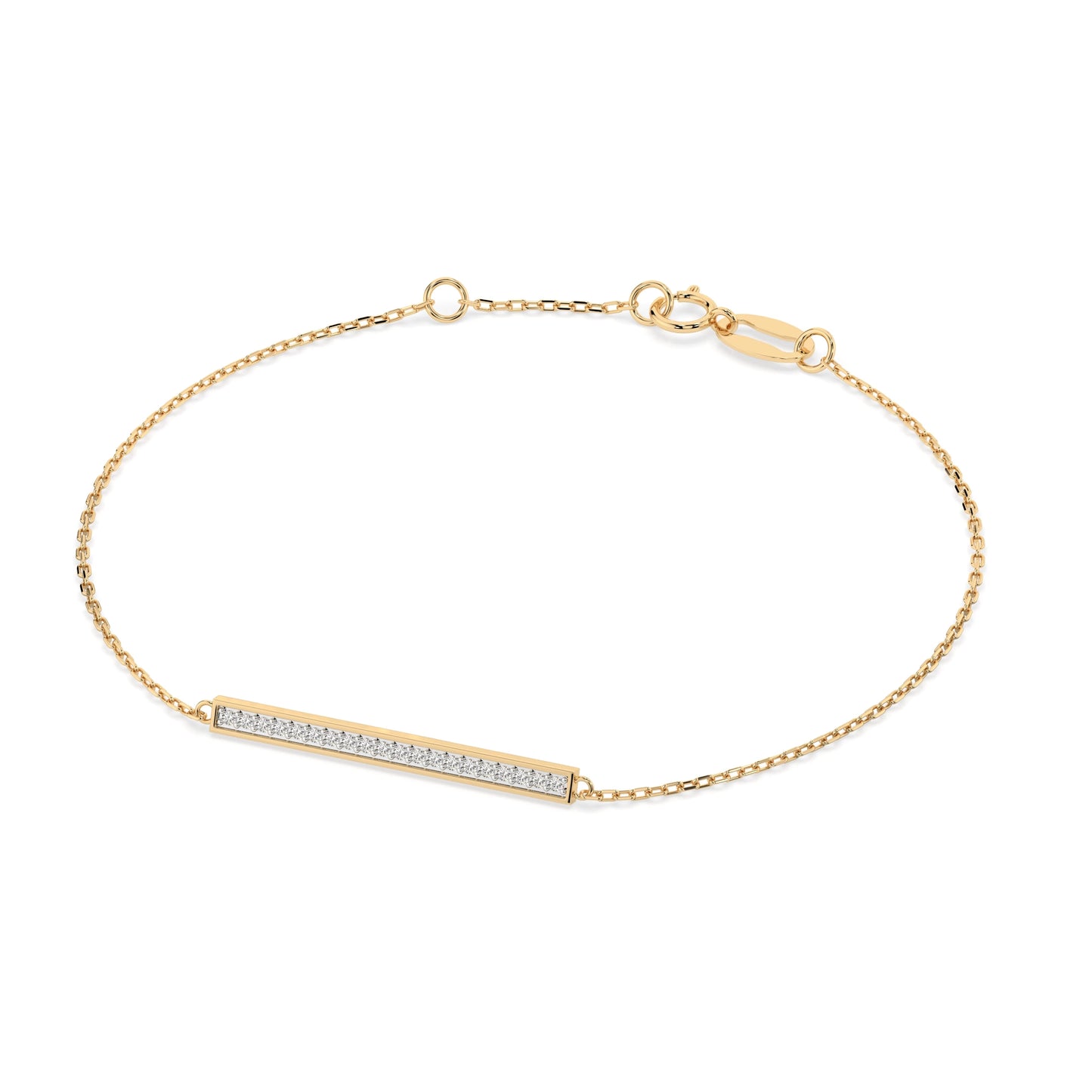 Minimalism Bracelet (Round), 0.1 ct — 105-10017