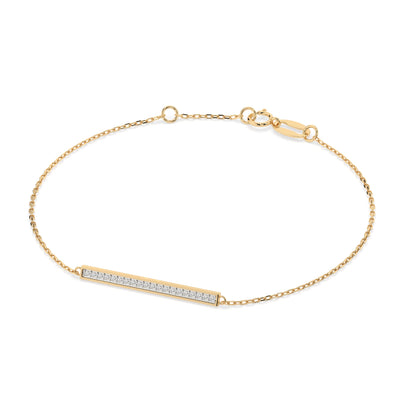 Minimalism Bracelet (Round), 0.1 ct — 105-10017