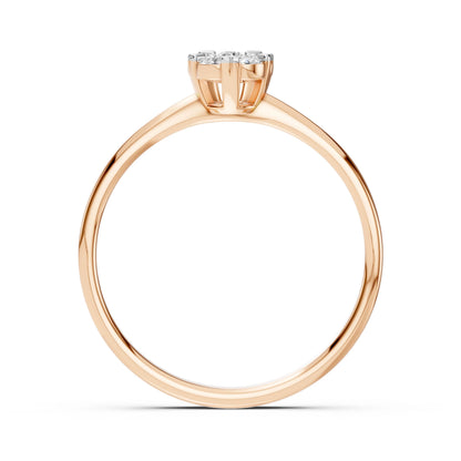 Illusion Ring (Round), 0.06 ct — 101-10015/1(2.5)