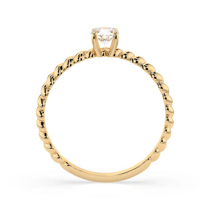 Solitaire Ring (Round), 0.3 ct — 101-10038(4.2)