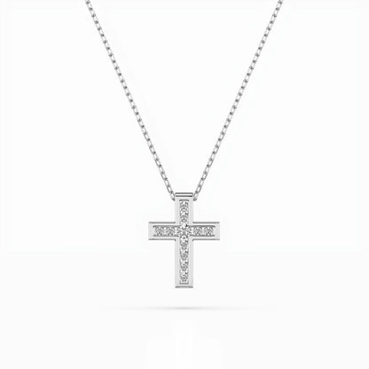 Minimalism Necklace (Round), 0.03 ct — 104-10008