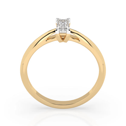 Solitaire Ring (Baguette), 0.3 ct — 101-10190(0.30)BAQ