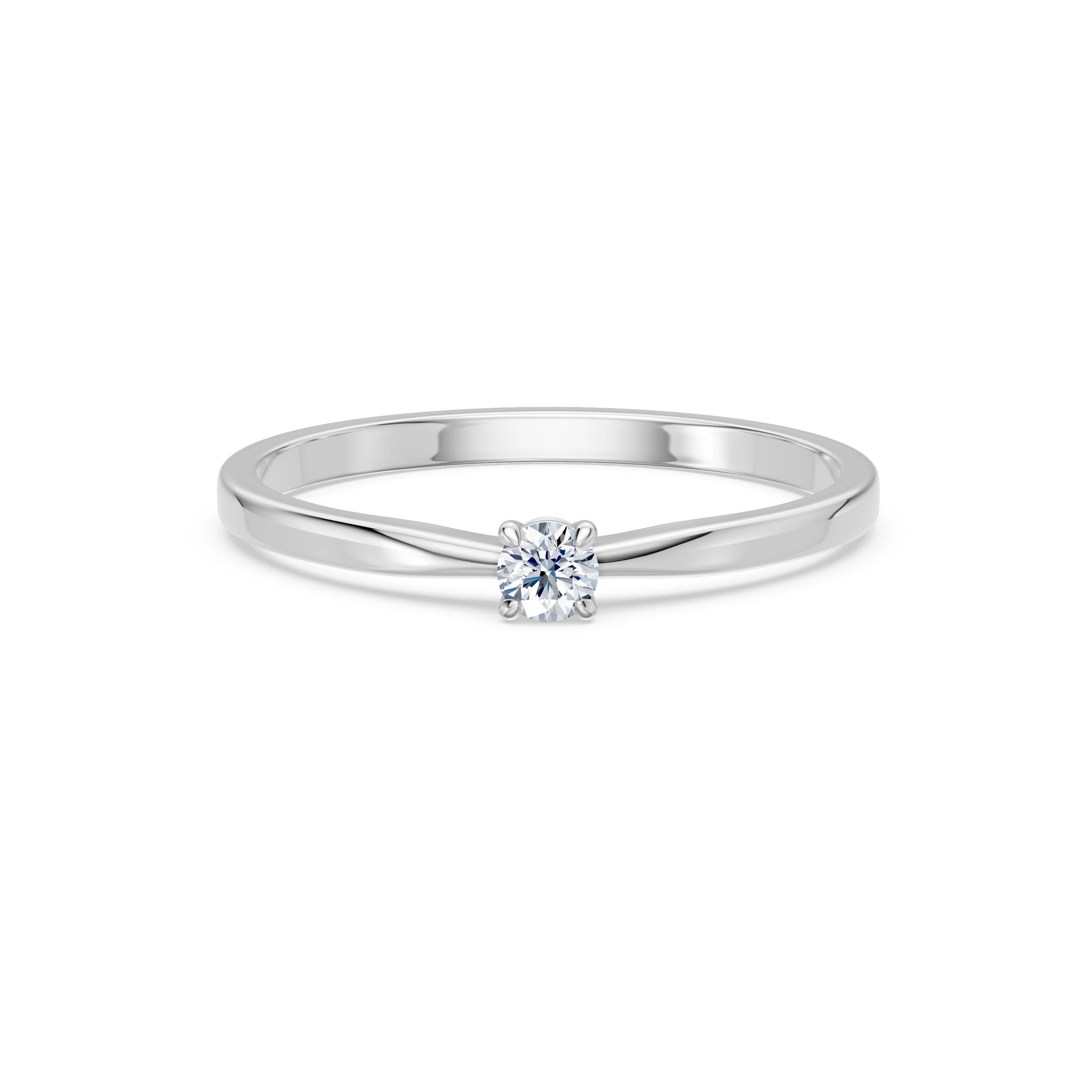 Solitaire Ring, 0.1 ct — 101-10116(3.0)