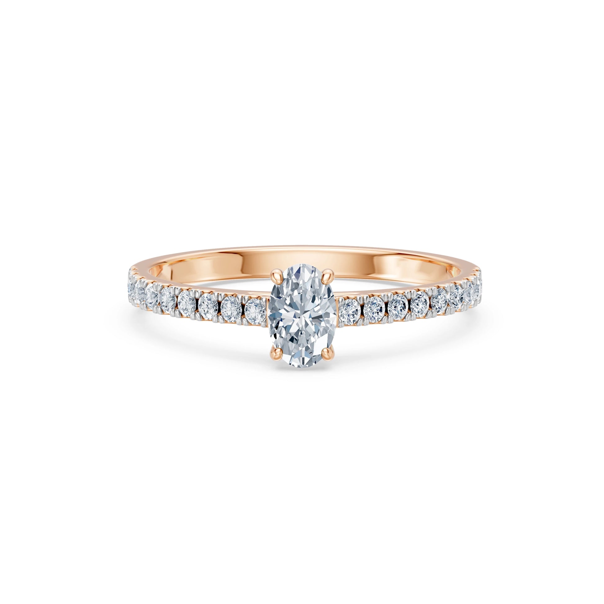 Solitaire Eternity Ring, 0.3 ct — 101-10191(0.30)OV
