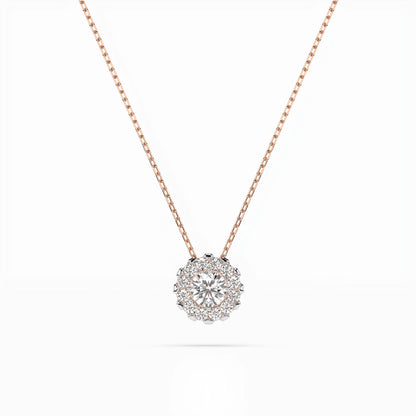 Solitaire Eternity Necklace (Round), 0.1 ct — 104-10044(3.0)