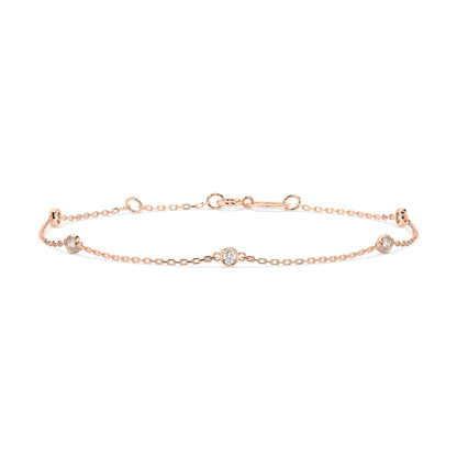 Minimalism Bracelet (Round), 0.14 ct — 105-10008/5(1.9)