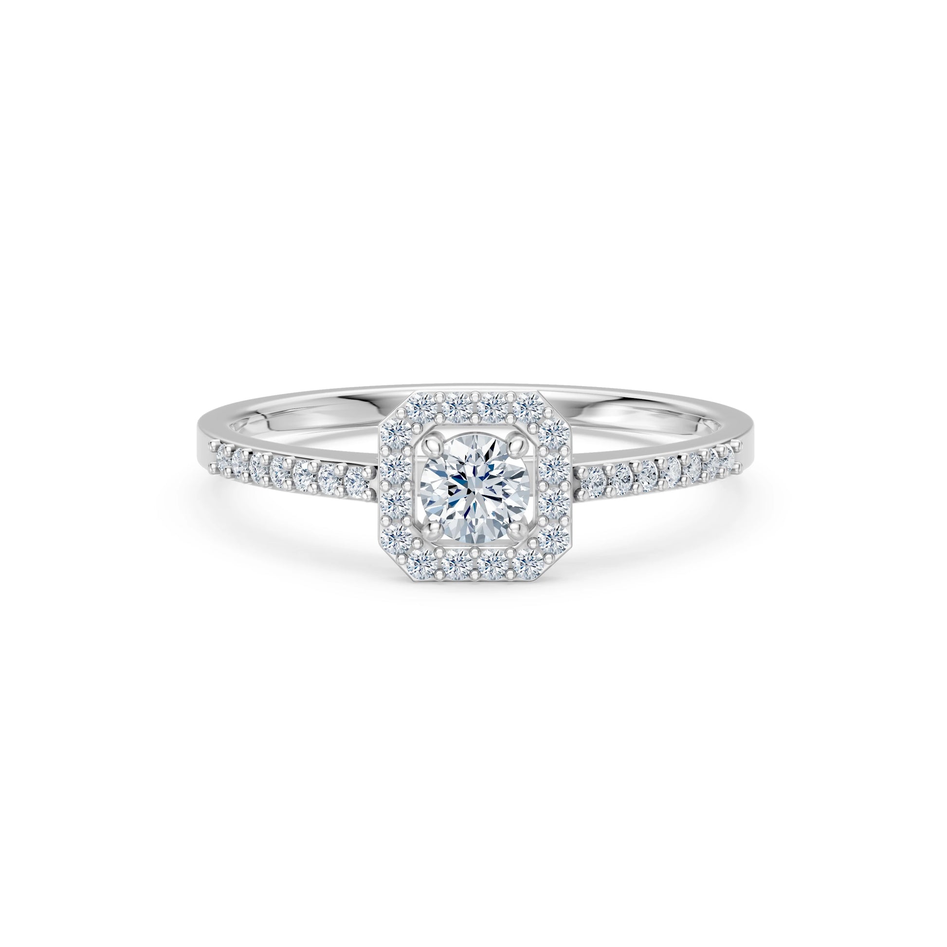 Solitaire Eternity Ring, 0.2 ct — 101-10118/2(3.7)