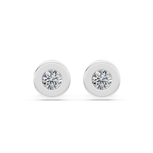 Solitaire Butterfly Earring, 0.4 ct — 102-10050(3.7)