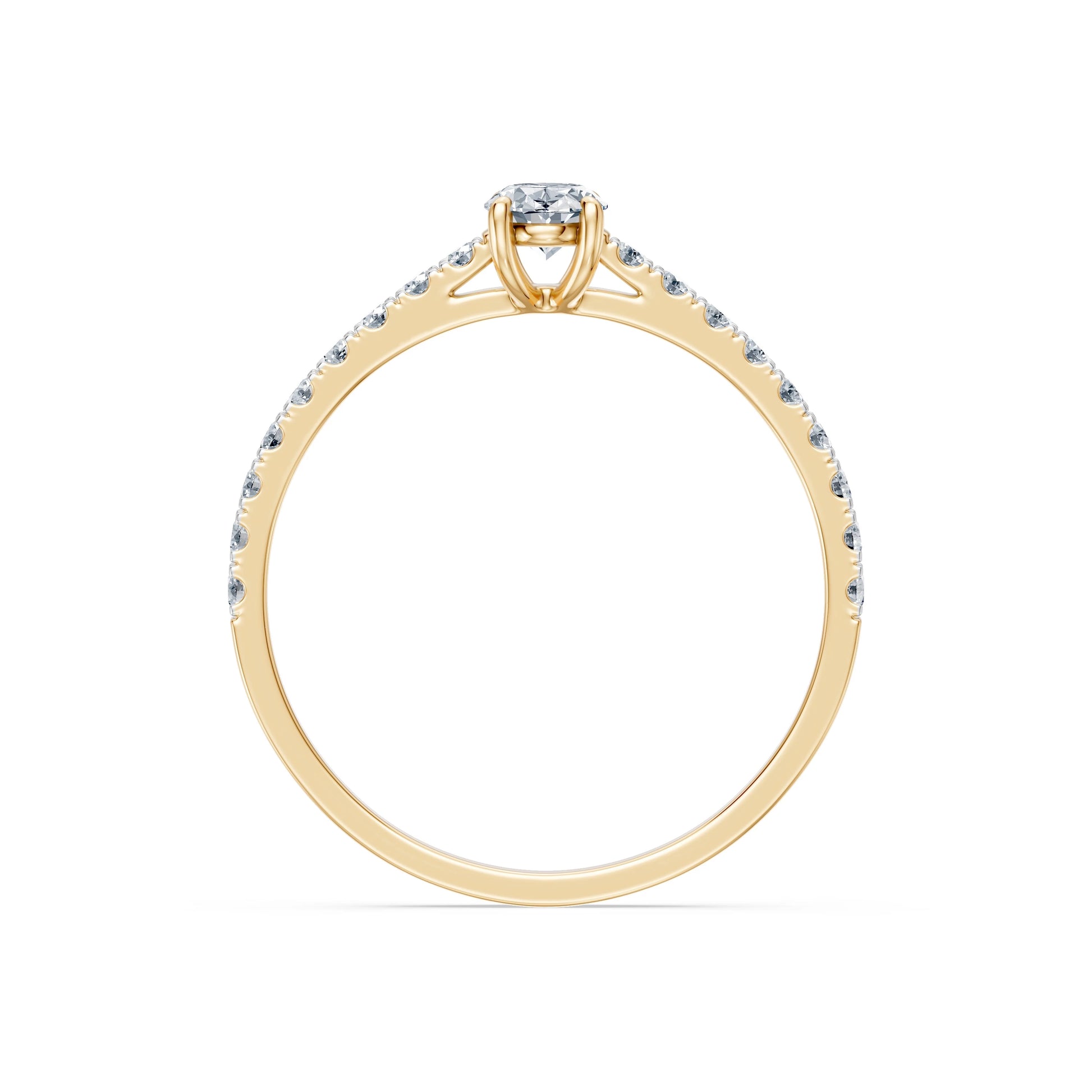 Solitaire Eternity Ring, 0.3 ct — 101-10191(0.30)OV