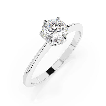 Solitaire Ring (Round), 0.3 ct — 101-10027(4.2)