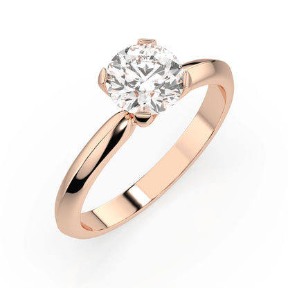Solitaire Ring (Round), 0.7 ct — 101-10089(5.7)