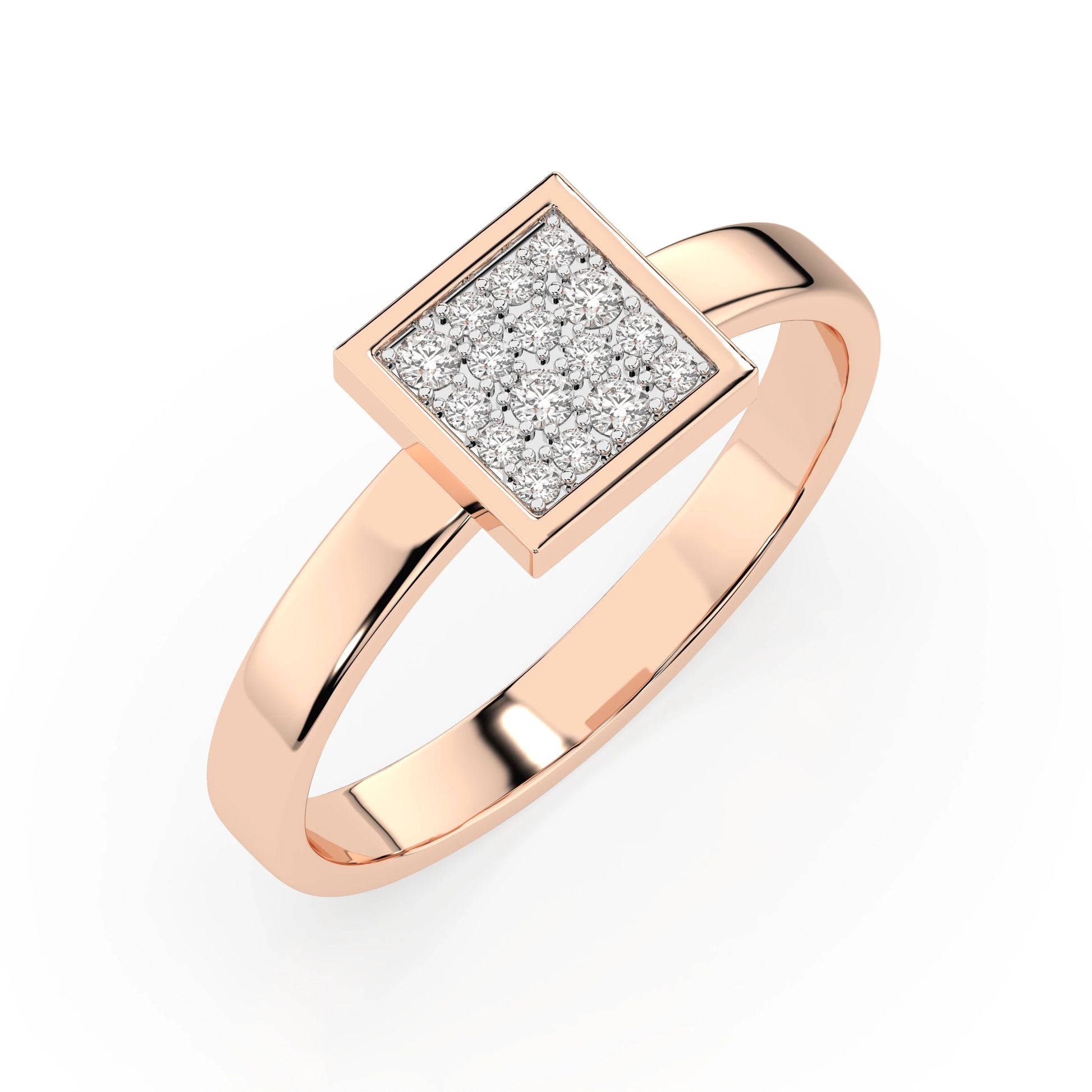 Illusion Ring (Round), 0.07 ct — 101-10059