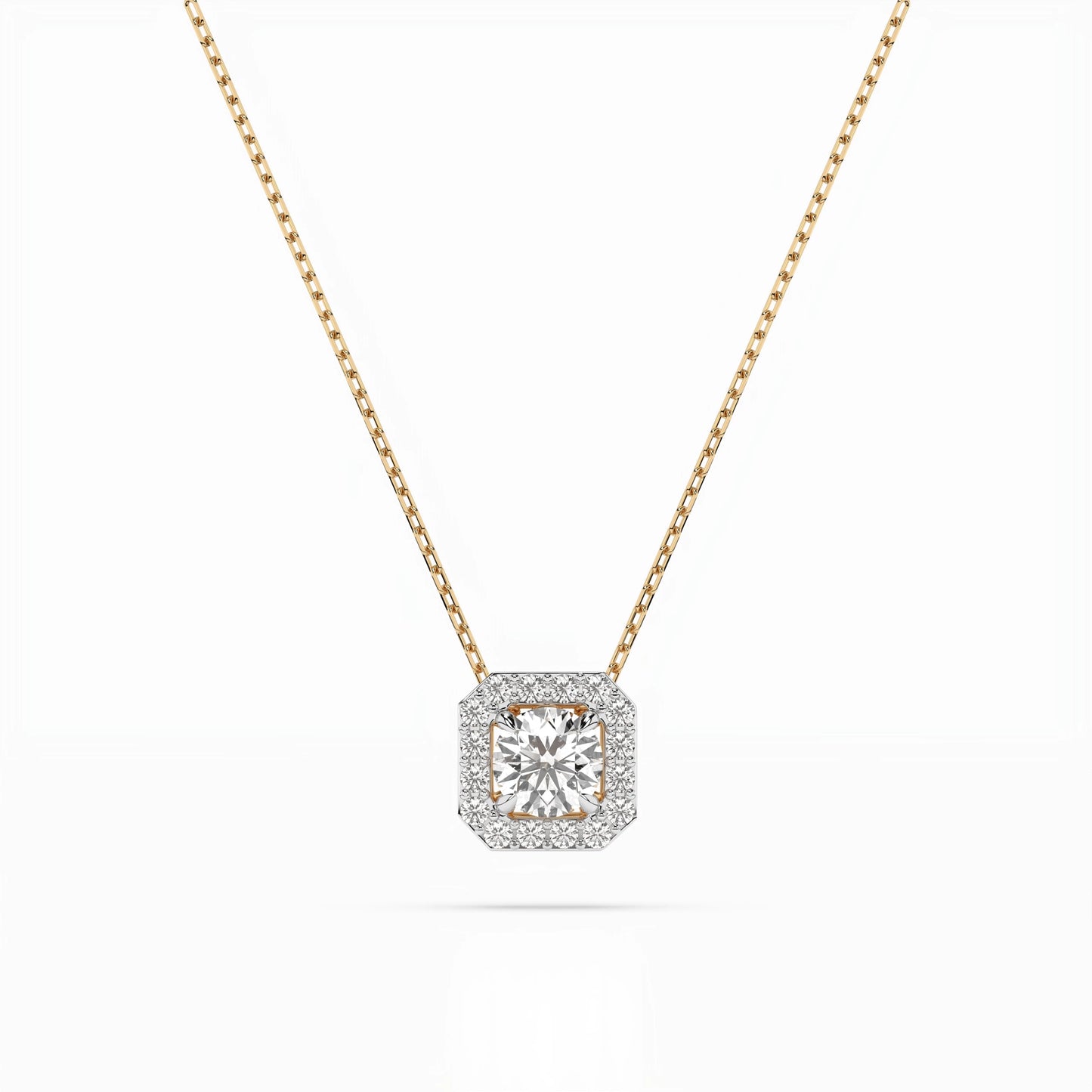 Solitaire Eternity Necklace (Round), 0.2 ct — 104-10042(3.7)