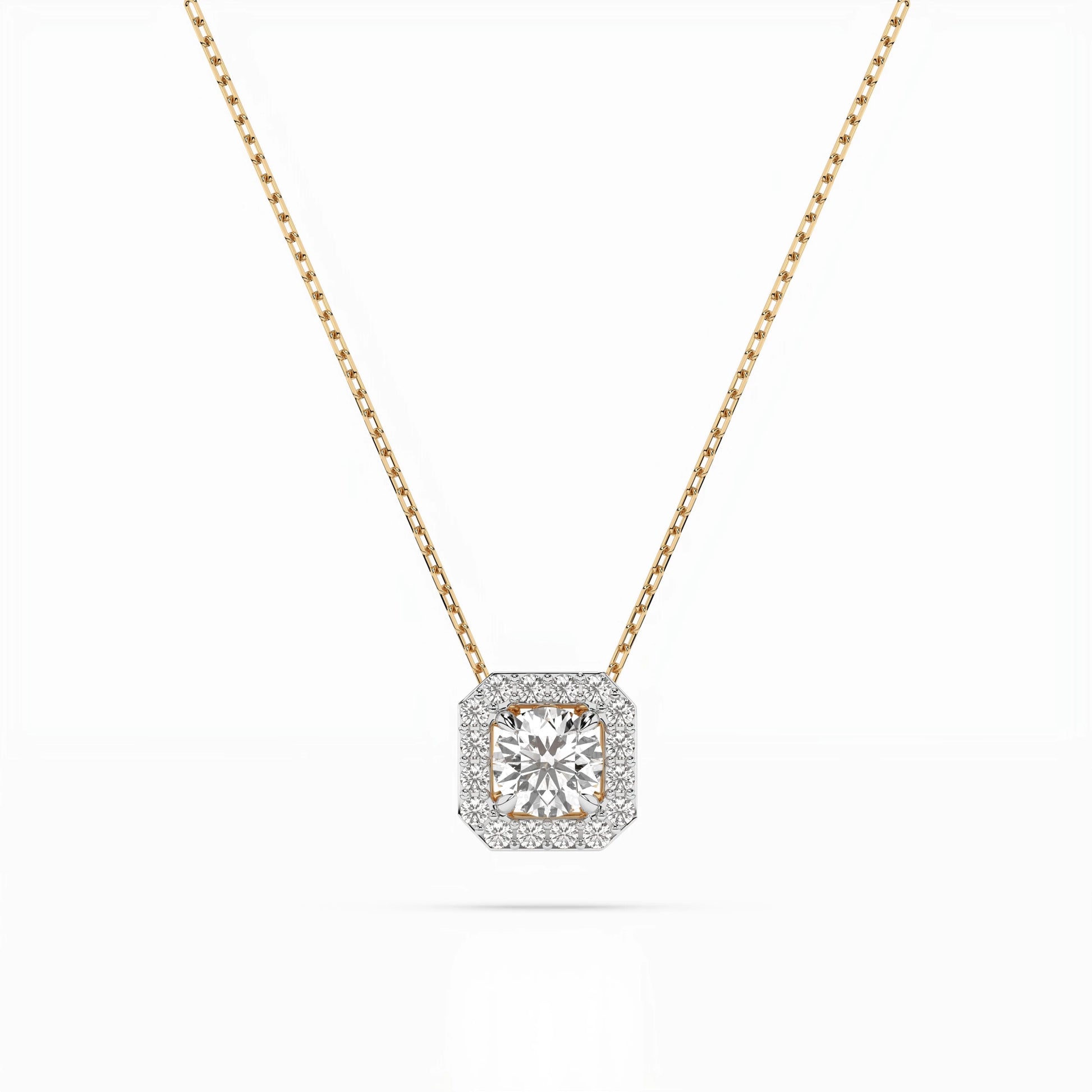 Solitaire Eternity Necklace (Round), 0.2 ct — 104-10042(3.7)