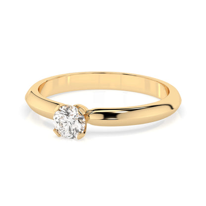 Solitaire Ring (Round), 0.25 ct — 101-10089(4.0)