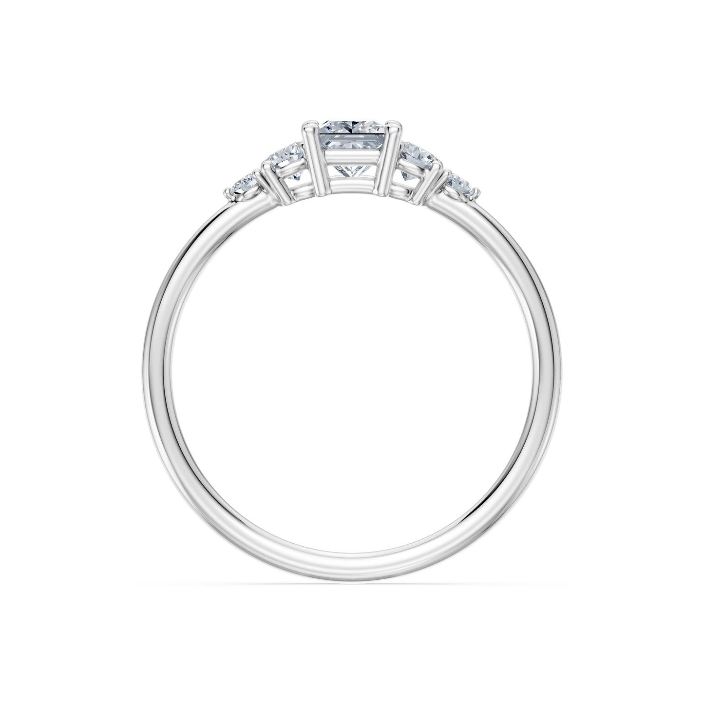 Solitaire Eternity Ring, 0.3 ct — 101-10143(0.30)PR