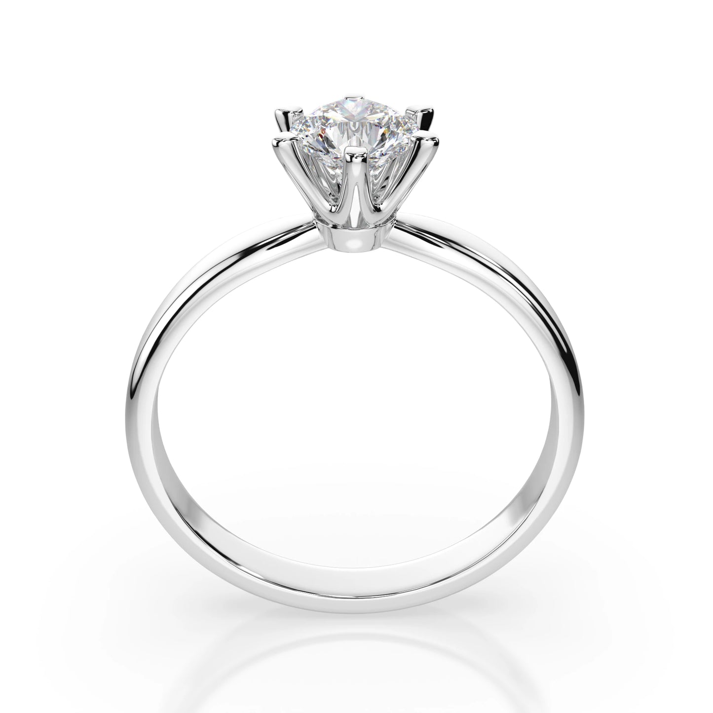 Solitaire Ring (Round), 0.5 ct — 101-10040(5.1)