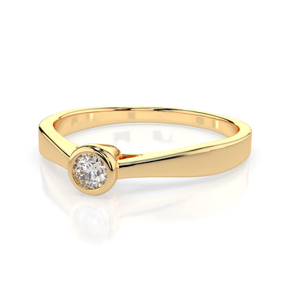 Solitaire Ring (Round), 0.05 ct — 101-10010(2.3)