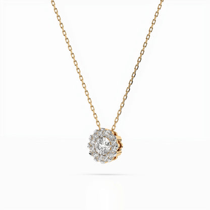Solitaire Eternity Necklace (Round), 0.1 ct — 104-10044(3.0)
