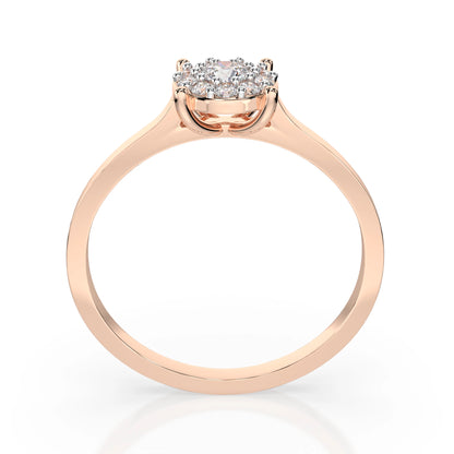 Solitaire Eternity Ring (Round), 0.06 ct — 101-10017/1(2.5)
