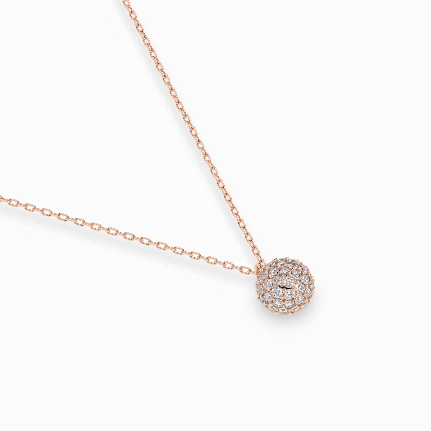 Illusion Necklace (Round), 0.23 ct — 104-10065