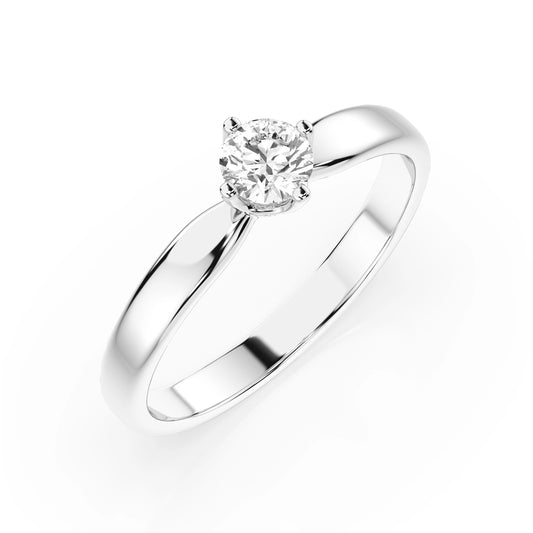 Solitaire Ring (Round), 0.25 ct — 101-10041(4.0)