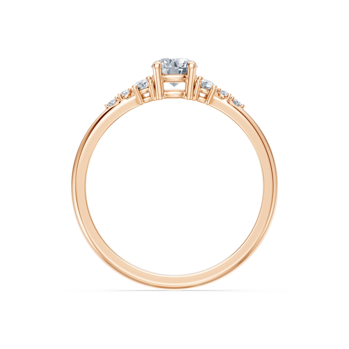 Solitaire Eternity Ring, 0.35 ct — 101-10140(4.5)