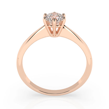 Solitaire Ring (Round), 0.3 ct — 101-10027(4.2)