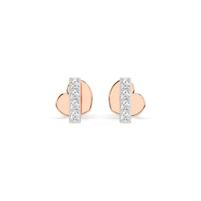 Minimalism Earring (Round), 0.08 ct — 102-10069