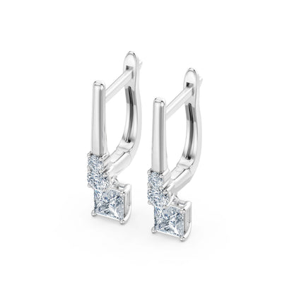 Solitaire Eternity Earring, 0.6 ct — 102-10143(0.30)PR