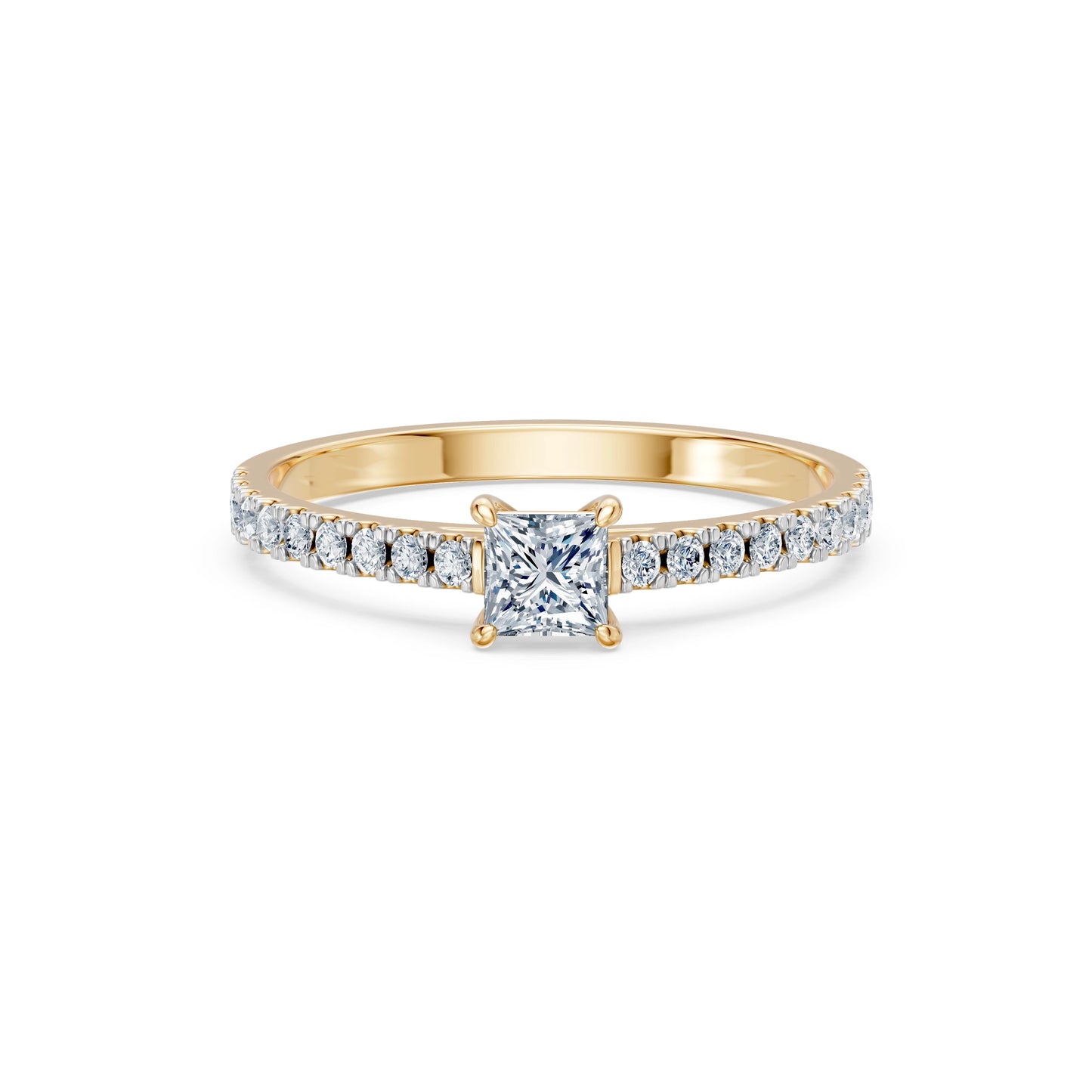 Solitaire Eternity Ring, 0.3 ct — 101-10191(0.30)PR