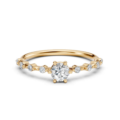 Solitaire Eternity Ring (Round), 0.4 ct — 101-10144(4.7)
