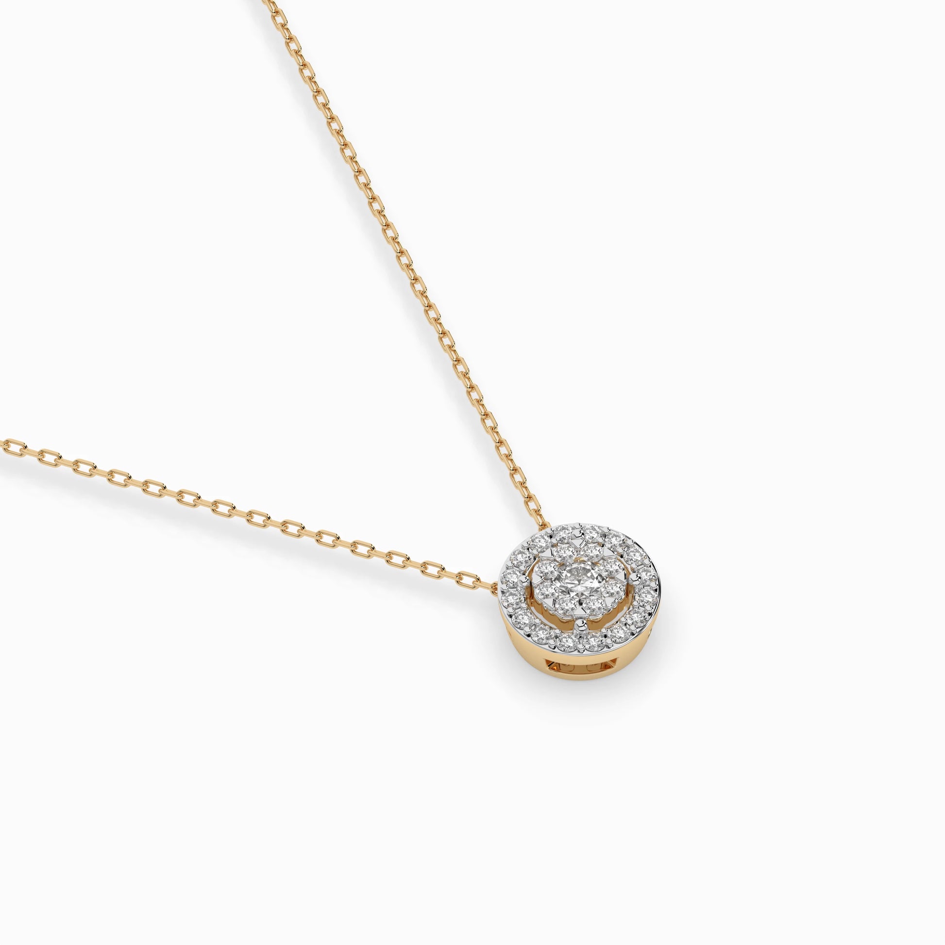 Illusion Necklace (Round), 0.06 ct — 104-10002(2.5)