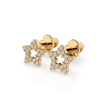Minimalism Earring (Round), 0.18 ct — 102-10054