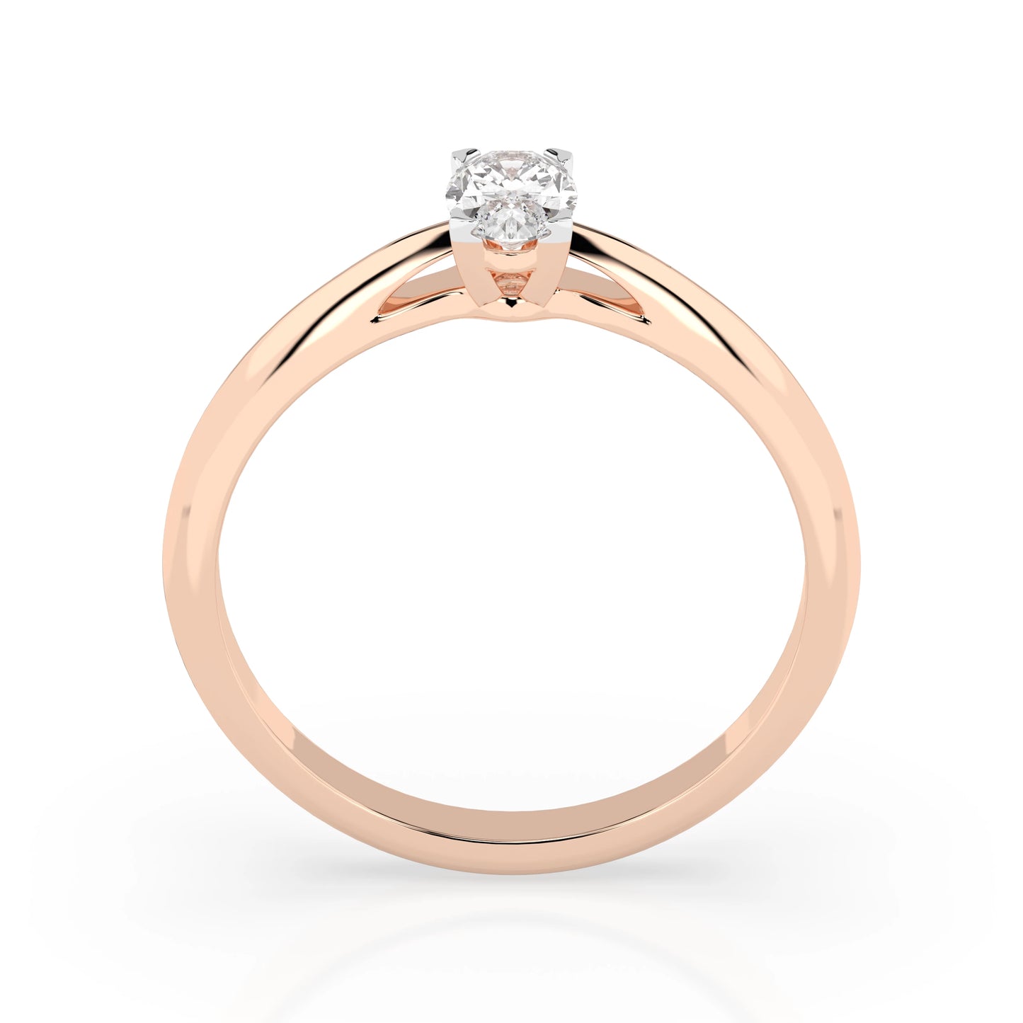 Solitaire Ring (Oval), 0.3 ct — 101-10190(0.30)OV