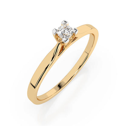 Solitaire Ring (Round), 0.06 ct — 101-10034(2.5)