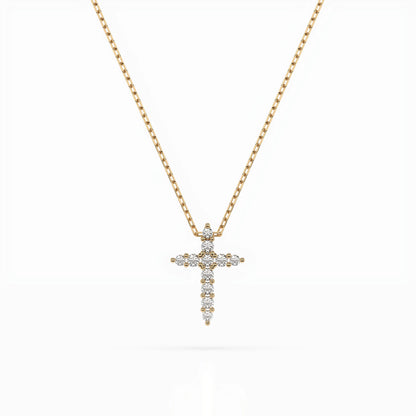 Minimalism Necklace (Round), 0.07 ct — 104-10020