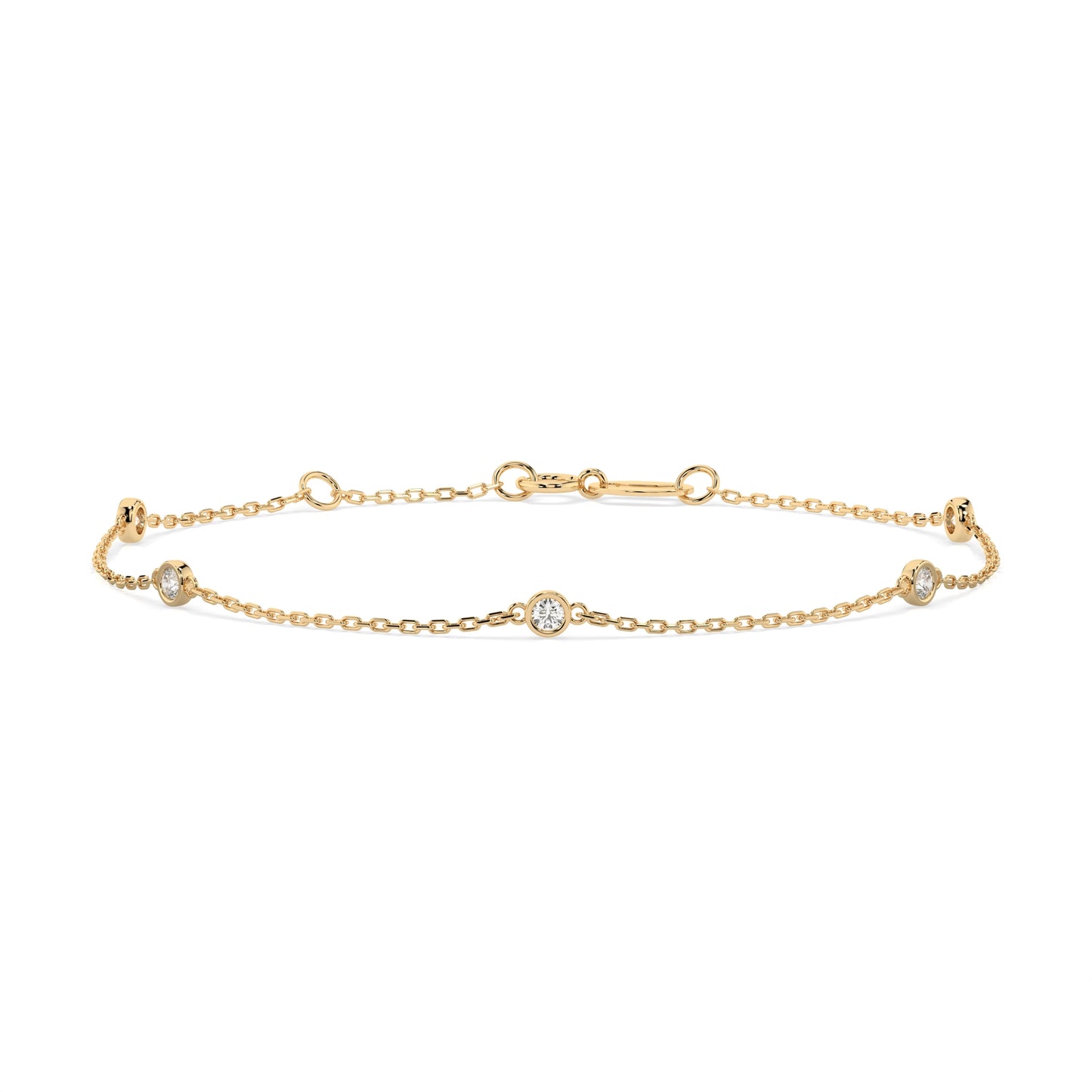 Minimalism Bracelet (Round), 0.14 ct — 105-10008/5(1.9)