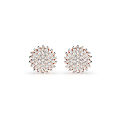 Illusion Earring (Round), 0.3 ct — 102-10171