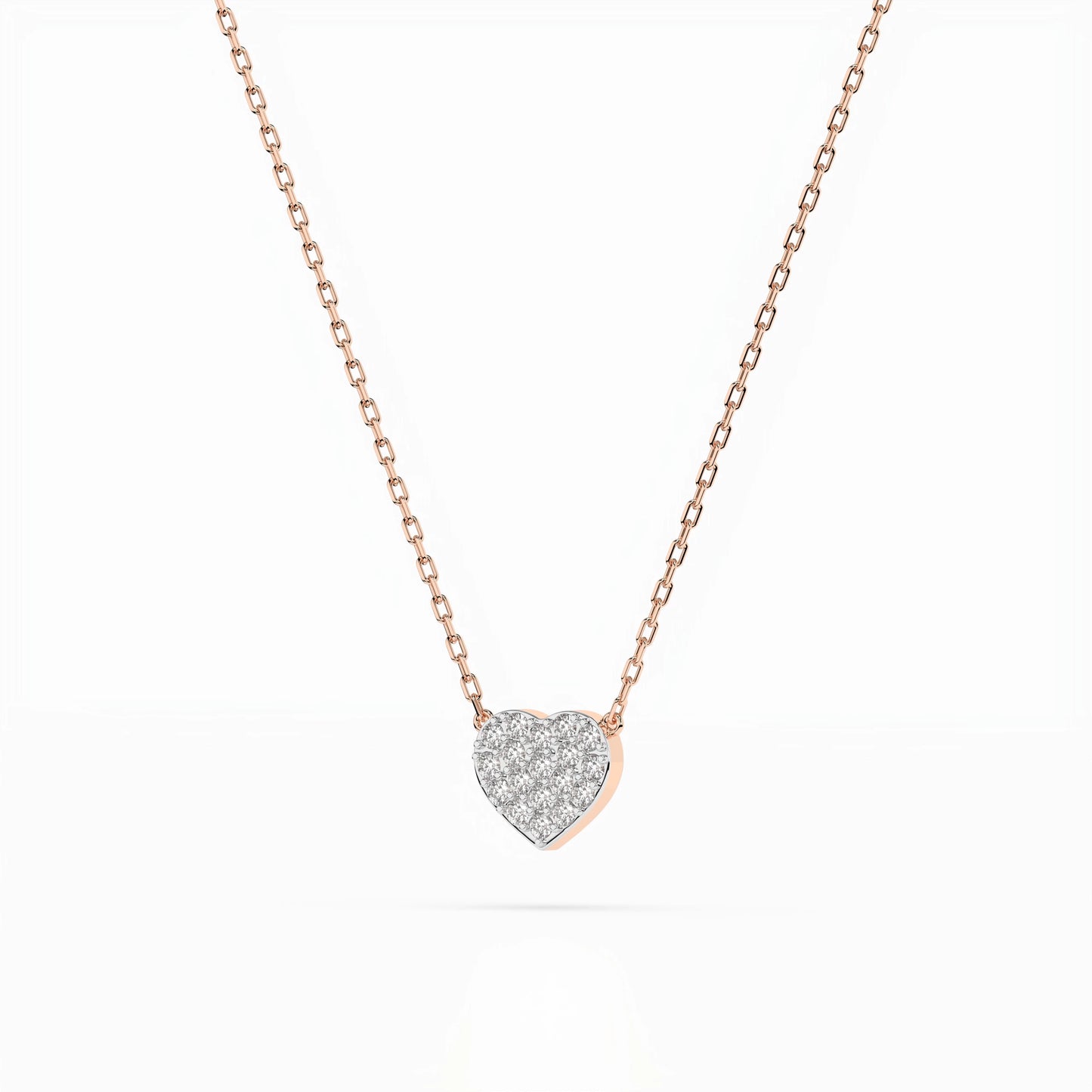 Illusion Necklace (Round), 0.09 ct — 104-10059